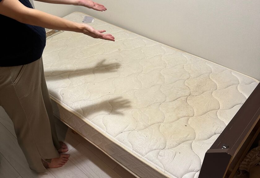 千葉市中央区にて🛏️ベットフレーム🔧解体・マットレスの当日回収処分を承りました!!!