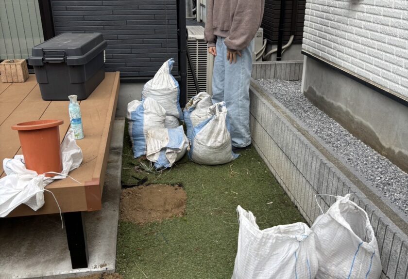 【👩🏻依頼から処分までスムーズで助かりました。】千葉県浦安市で土、土嚢袋回収のご依頼！！