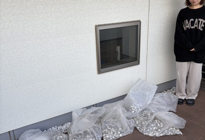 【迅速に作業して頂き、助かりました✨】流山市で自宅廻り防犯石、砂利をすぐに回収させて頂きました！！
