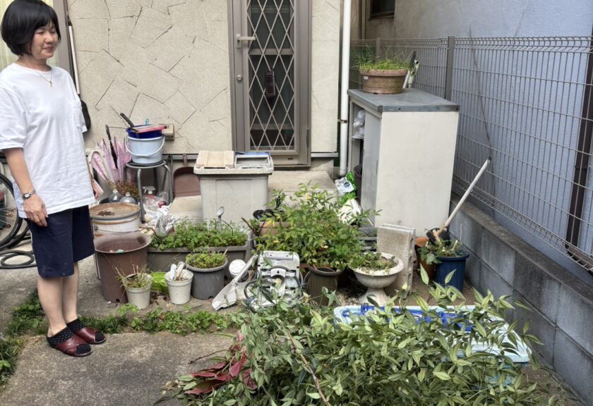 【千葉市花見川区】土入りプランター・植木鉢・切り枝を即日回収！戸建てのお庭ガーデニングを2名30分でスッキリ撤去🌱🚛